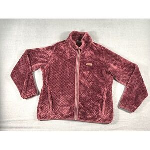 Columbia Fire Side Sherpa Fleece Jacket Womens XXL Full Zip Soft Camping Outdoor